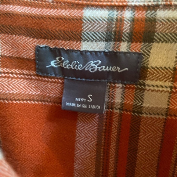 Eddie Bauer Classic Fit Mens Flannel Shirt, S - Picture 7 of 8